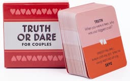 Truth Or Dare Spel - Waarheid Of Durven - Voor Koppels - Speelkaarten - Kaartspel - Rollenspel - Slaapkamer Spel - Erotisch Kaartspel - Intimiteits Kaarten - Mini Formaat - Couple Cardgame - Erotiek - Date Night - Geschenk - 51 Cards - — thumbnail 1