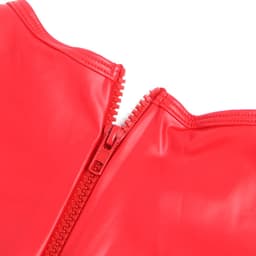 Sexy Lingerie Body Dames – Luxe Lingerie – Rood – Wetlook Lingerie met Cut-Out Detail – Lak – Latex – Erotische Lingerie – Bodysuit – Lingerieset – Kinky – Erotische Body – BDSM – Shapewear Corset – Leer – PU Top – Dare to Undress Maat S, M, L, XL — thumbnail 11