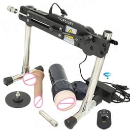 Lifero Sex machine - Stotende Dildo - Mannen en vrouwen - Sex speeltjes - Inclusief Dildo’s, Pussy & Verlengstukken - Verstelbaar — thumbnail 6