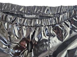 BamBella ® - Boxer short Maat S/M Datex Zwart (Latex en stof SM kleding BDSM erotische heren kleding ondergoed lingerie onderbroek — thumbnail 2