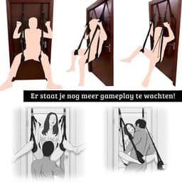 Core® Sex Schommel - Sex Stoel - Bondage - Zwart - 35cm x 21cm x 9cm — thumbnail 8