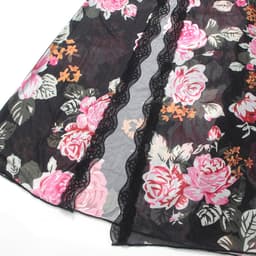 Zeloria Sexy Mesh Nachtjurk met Bloemenprint en Split – Transparante Lingerie Jurk met Kant en Slip – Verleidelijke Nightgown Dames – M — thumbnail 16