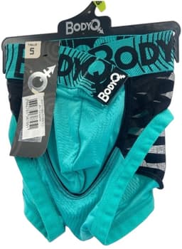 BodyQ Sexy Heren Boxershort – Aqua met Net Zwart – Erotische Herenlingerie – Maat M — thumbnail 2