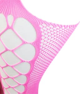 BamBella ® - Panty -Onesize - open kruis hoge kousen broek Dames - Onesize - sexy Erotische lingerie van kant roze — thumbnail 4
