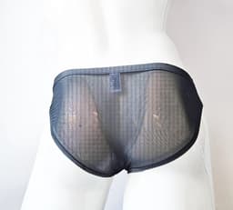 BamBella® Slip open kruis kant voor mannen - L/XL - doorzichtig Erotische Sexy Lingerie Heren - Zwart mannen ondergoed slip — thumbnail 5