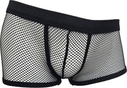 BamBella® Boxer short M/L kant voor mannen -- doorzichtig Erotische Sexy Lingerie Heren - Zwart mannen ondergoed slip — thumbnail 1