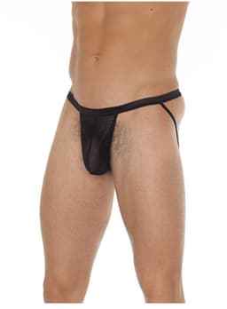 Amorable - Transparante jockstrap - Polyamide - Zwart - One-size — thumbnail 1
