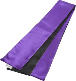 Banoch | Blinddoek Zwart / Paars - zacht 150 cm 8 cm breed — thumbnail 4