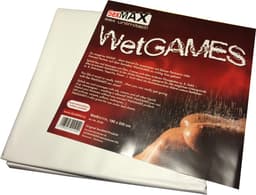 WetGAMES Sex Erotiek Lak Laken 180 x 220 cm - Wit Volledig waterproof — thumbnail 1