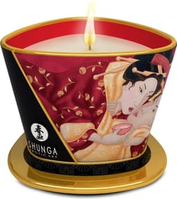 Shunga - Massagekaars - Strawberry Wine — thumbnail 1