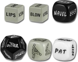 Sex dobbelstenen spel 6 stuks — thumbnail 3