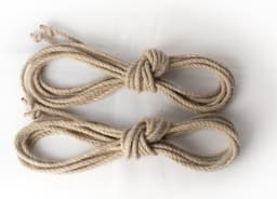 Shibari Touw set van 2 x 8 meter | 6mm dik | Synthetische hennep | Hempex / Spleitex | Hoogwaardig | Bondage — thumbnail 1