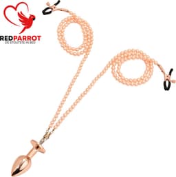 Luxe tepel klemmen + Buttplug - Anaal - Verstelbare druk - Unisex — thumbnail 3