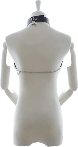 Fixxx - Verstelbare Kettingen Top - PU-Leer - One Size - Zwart — thumbnail 2