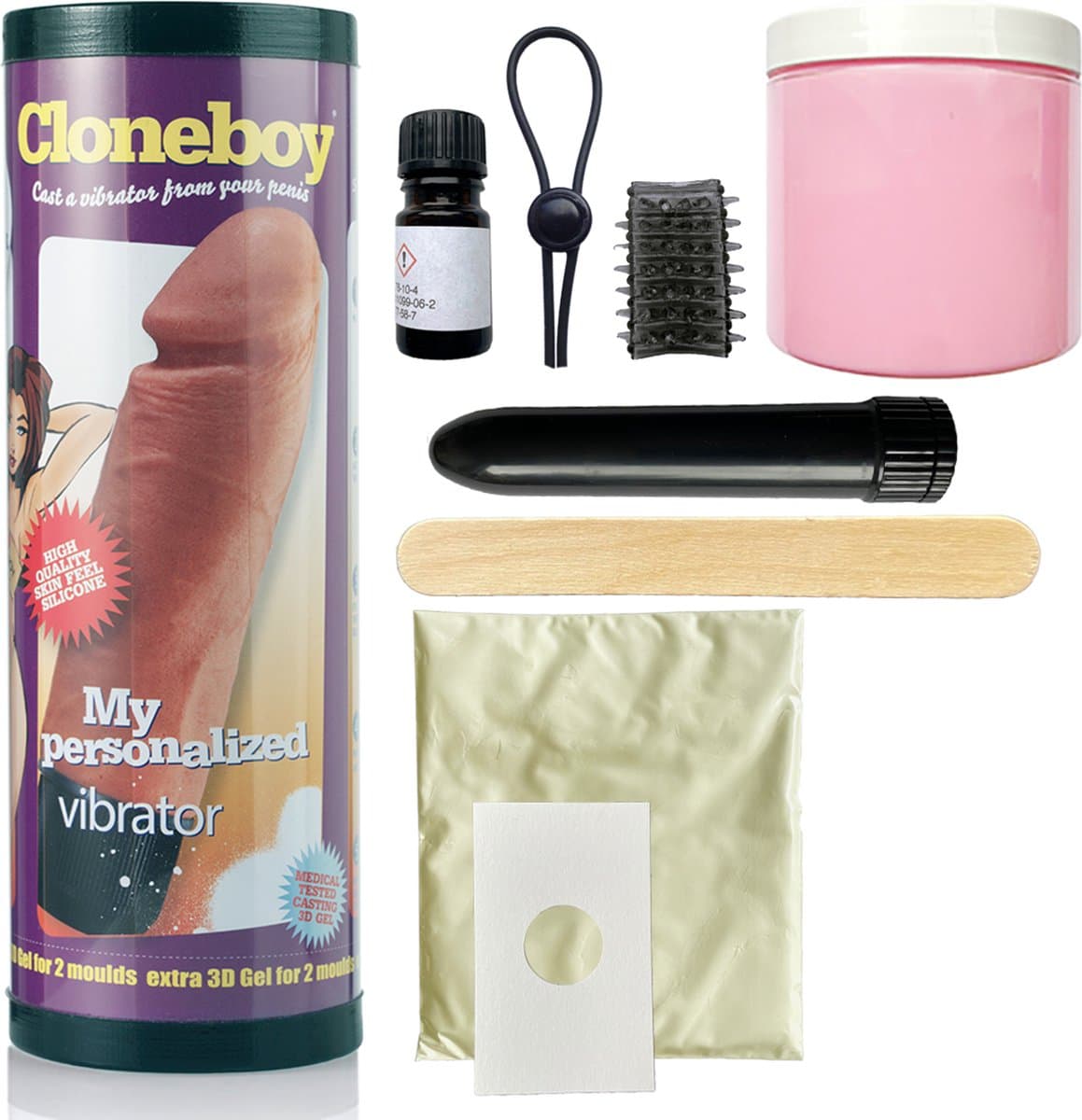 Cloneboy Vibrator - beige — afbeelding 1