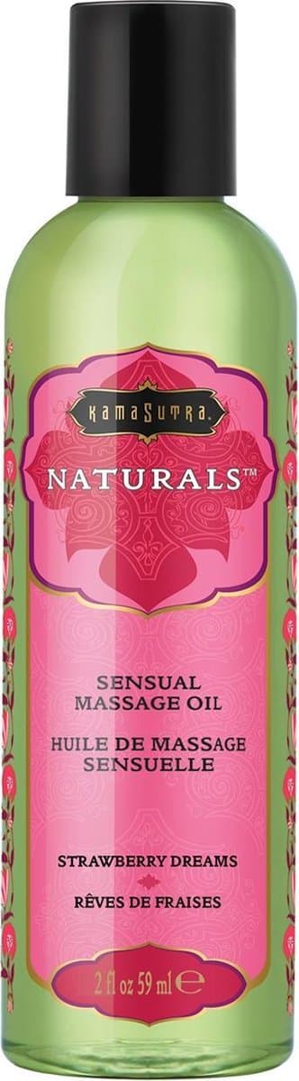 Kama Sutra - Naturals Massage Olie Aardbei 59 ml — afbeelding 1
