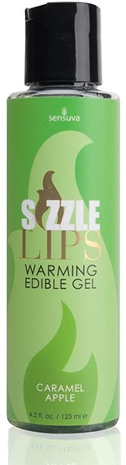 Sensuva Sizzle Lips Warming Gel - Caramel Apple — thumbnail 3