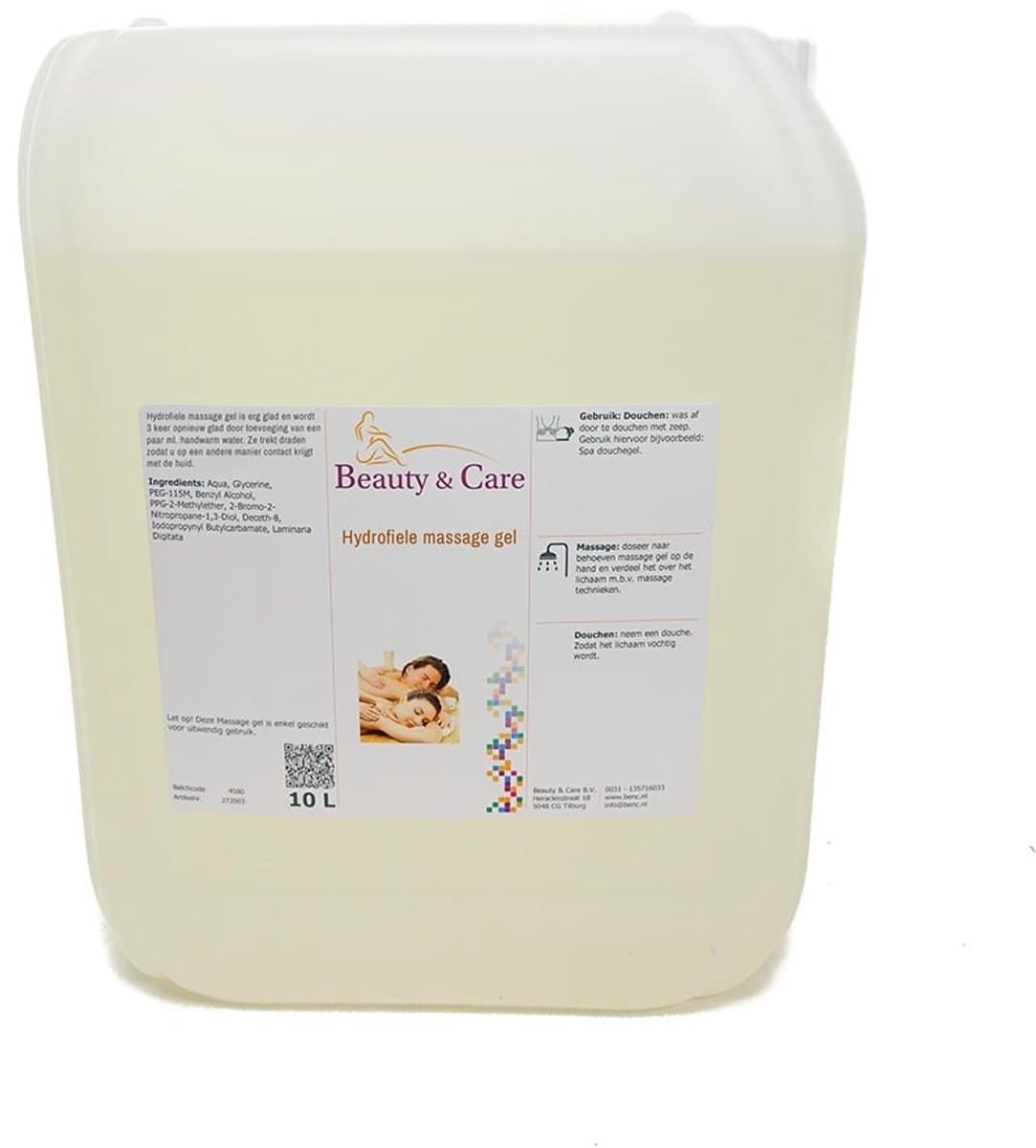 Hydrofiele massage gel 10 liter - Beauty & Care - 10 L. new — afbeelding 1