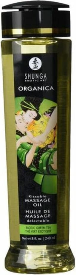 Shunga - Massage Olie Organica Exotische Groene Thee — thumbnail 10