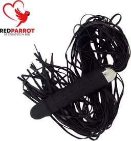 Vibrator Zweep - Zwart - 10 Vibratiestanden - Flogger - BDSM - 2 In 1 — thumbnail 2