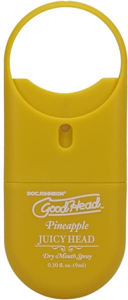 Doc Johnson - Juicy Head - Dry Mouth Spray To-Go - Pineapple - 0.3 fl oz / 9 ml — thumbnail 1