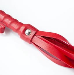 Erotische Zweep – BDSM – Seks zweep – Bondage – Sm zweepje – Polyurethaan - Rood — thumbnail 3
