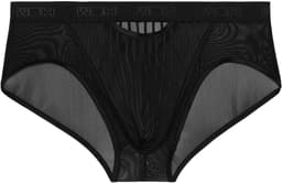 WOH microfiber herenslip personal allure mesh zwart — thumbnail 1