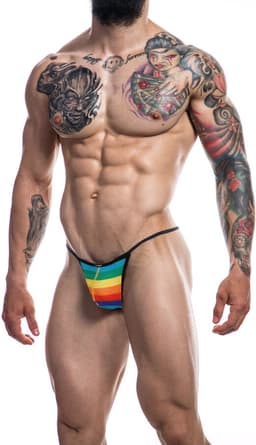 Cut4Men - Sexy Herenstring - Rainbow L — thumbnail 1
