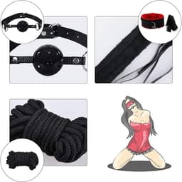 Oneay BDSM Extreme Bondage Set - 11 Delig -SM Handboeien - Zweep / Veer / Tepelklemmen - Sex Toys voor Koppels - Seksspeeltjes voor mannen en vrouwen - Sex Pakket en Toys - Roze — thumbnail 3