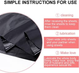 Oneay BDSM waterdichte lakens voor volwassenen, morsbestendig speellaken voor volwassenen, veelzijdige waterdichte matrashoes voor rommelig spel voor stellen en bescherming van het bed - (roze,2*2,1m) — thumbnail 4