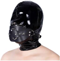 Gag Ball penis - Seks speeltje - Gag Bal mond strap masker bdsm fetish sm - zwart — thumbnail 5