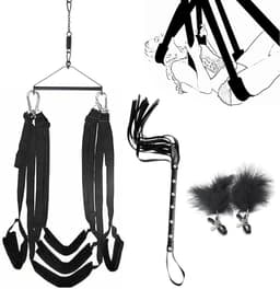 CLVP® Sex Schommel Volwassenen - Sex Stoel - Sex Toys voor Koppels - Zwart — thumbnail 1
