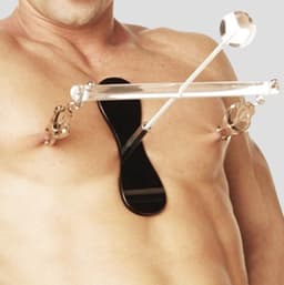 Prolink Novelties® Tepelklemmen - Japanse clover klemmen - verstelbare stang — thumbnail 1