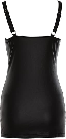 Leatherlook & Kant Sexy Jurkje – Lingerie Erotisch – Sexy Lingerie Dames –Lingerie Sexy Setje – Luxe Sensuele Lingerieset – Leren PU Lingerie Jurkje – Wetlook/Latex – Verleidelijk & Mysterieus – Kinky – BDSM – Dare to Undress – XS/S, M, L, XL, XXL — thumbnail 9