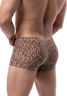 LekkerStout Luipaard Boxershort - Mesh - Bruin - Sexy Herenlingerie | XL | ( LS271 ) — thumbnail 5