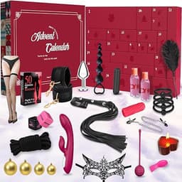 Erotische Adventskalender 2025 – 24 Sensuele Cadeaus voor Koppels & Singles – Seksspeeltjes, Bondage & Massage – Discreet Verpakt — thumbnail 1