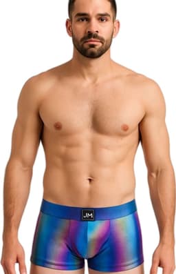 Kleurrijke strakke heren boxershort - Erotisch ondergoed - BDSM - Rollenspel — thumbnail 1