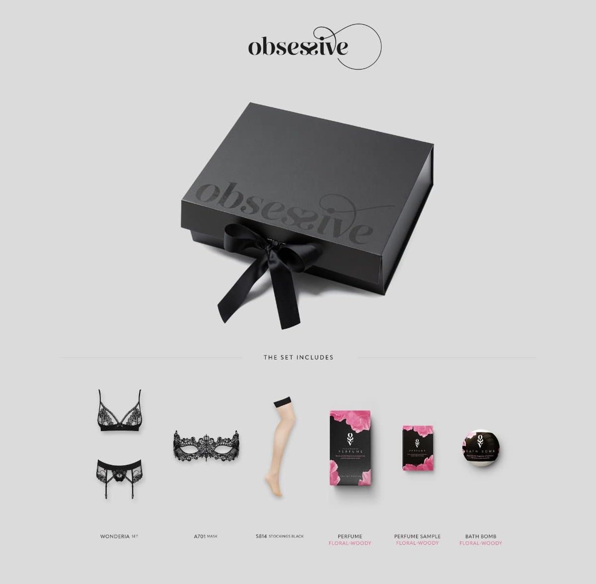 Obsessive - Wonderia Gift Box - Zwart — afbeelding 1