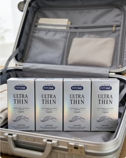 condooms nude-ultra thin condooms- 48 stuks- condooms met glijmiddel- extra dunne condooms – condooms 52 mm – condooms voordeelverpakking – FiTONE — thumbnail 9