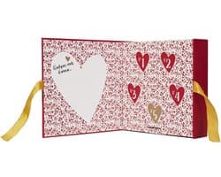 Luxe geurkaarsen set - Romantisch cadeau - Sfeervol diner - 5 geurende kaarsen - 1500 gram - Rood