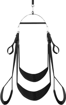 SVN®Sex Schommel - Sex Stoel - Bondage - Zwart - 32cm x 10cm x 36cm — thumbnail 2
