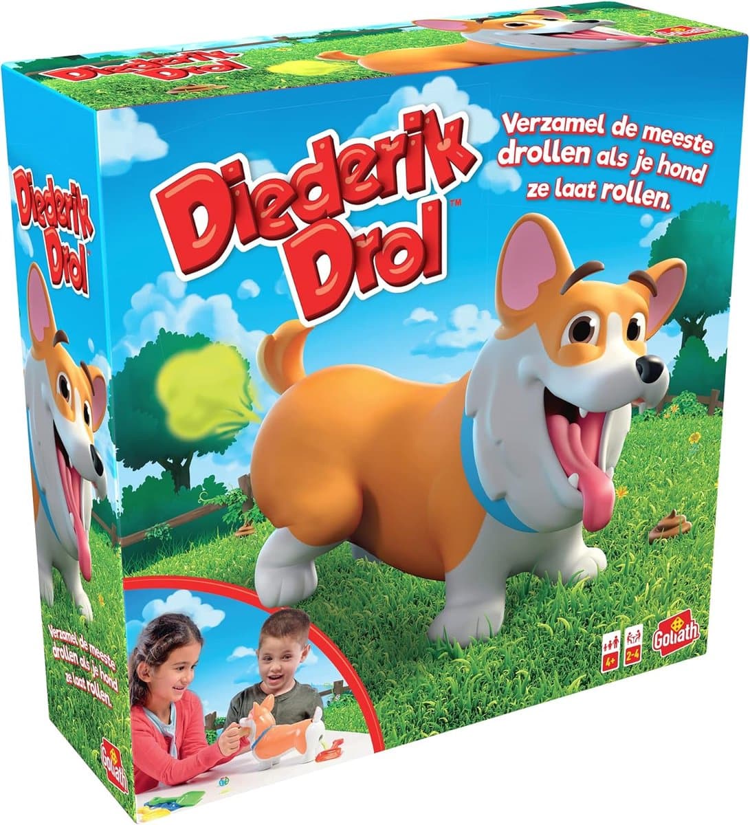 Actiespel - Drolletjes spel - Familie spel - Interactief poepend spel - 27x27x9 cm - Multi — afbeelding 1