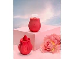 Erodit® Oral Pleasure cadeau geschenkset- 2 Vibrators voor vrouwen - Zuig vibrators voor vrouwen- Tong vibrator- Lik vibrator voor clitoris- verschillende modes– Cadeau voor Vrouw- Erotiek- Seksspeeltjes voor vrouwen