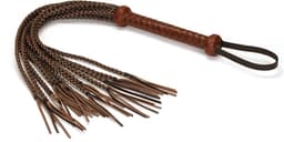 Liebe Seele - The Equestrian Leather Cat O' Nine Tails Flogger - Leren Flogger — thumbnail 2