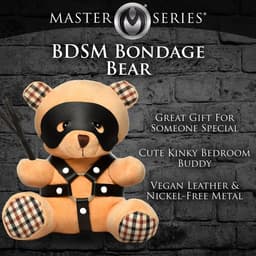 Master Series - Sexy Cadeau - Bondage Teddybeer - Jouw Speelse Partner in Plezier — thumbnail 8