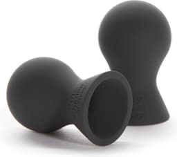 Fifty Shades Nipple Suckers - Siliconen Tepelzuigers - Zwart — thumbnail 1