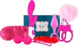 LoveBoxxx - Pink Box - 7 Delige Cadeauset - Geschenkset Vrouwen - Cadeau Vrouw - Giftset Vrouw - Erotisch - Roze — thumbnail 2