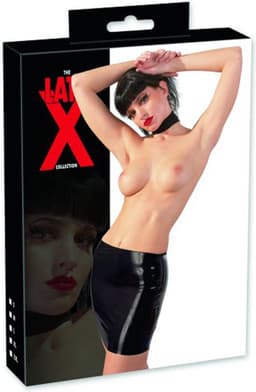 LateX – Latex Rok Korte Variant met Strakke Pasvorm voor Geile Uitstraling Maat S - Zwart — thumbnail 9