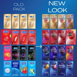 Durex - 40 Condooms voor Comfort en Vertrouwen - Classic Natural 20st - Extra Safe 20st - Voordeelverpakking — thumbnail 2