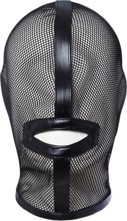 Banoch | zwart masker doorzichtig | Mask inconnu/3 | BDSM — thumbnail 5